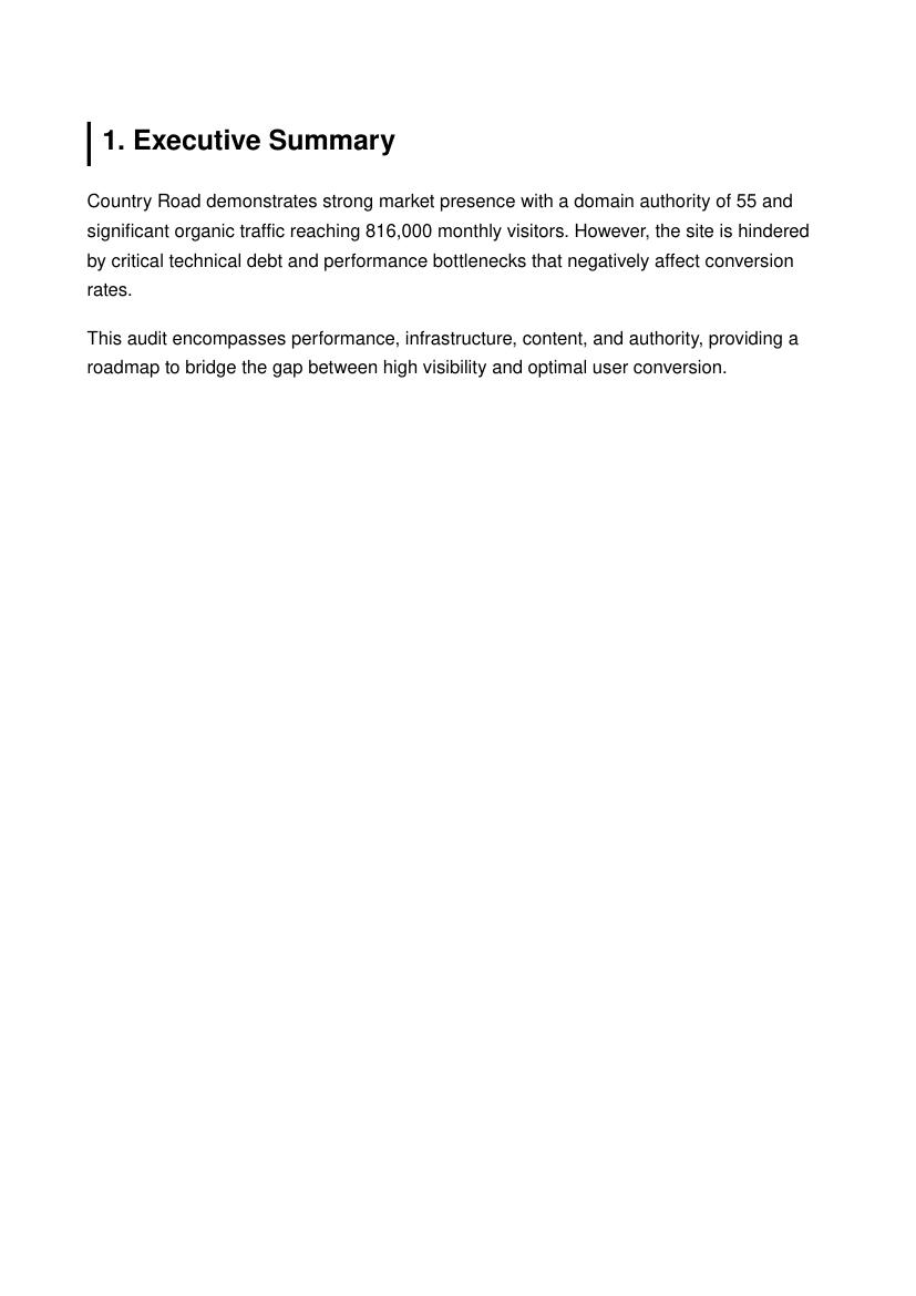 Executive summary
