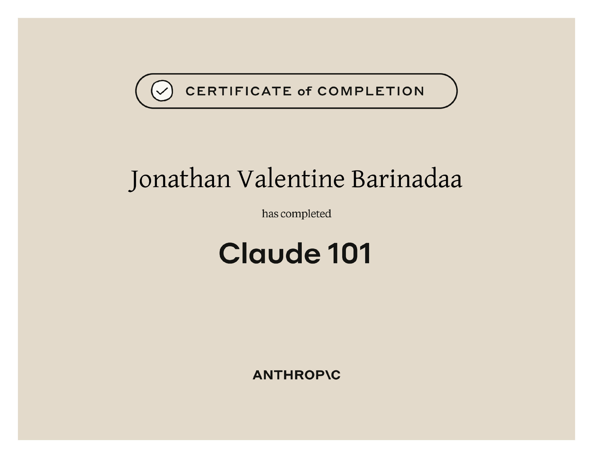 Anthropic — Claude 101