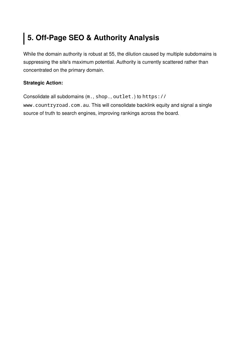 Authority analysis